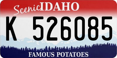ID license plate K526085