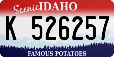 ID license plate K526257