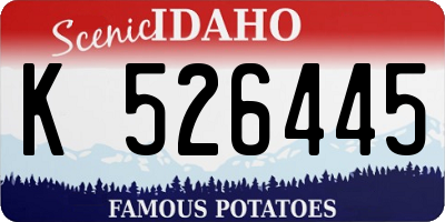 ID license plate K526445