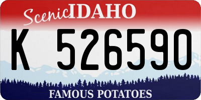 ID license plate K526590