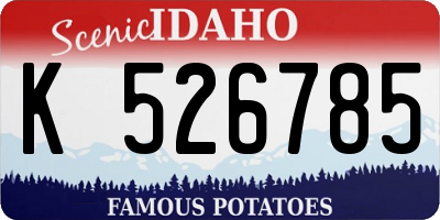ID license plate K526785