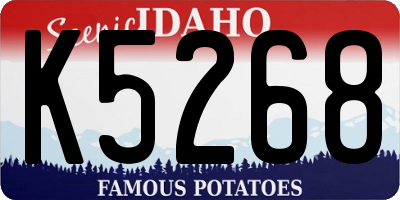 ID license plate K5268