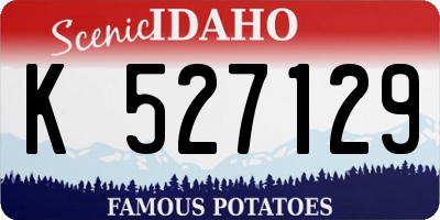 ID license plate K527129