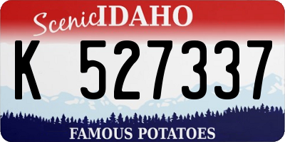 ID license plate K527337