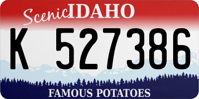 ID license plate K527386