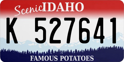 ID license plate K527641