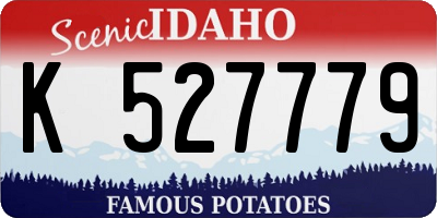 ID license plate K527779