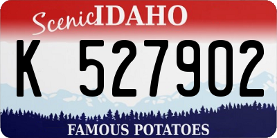 ID license plate K527902