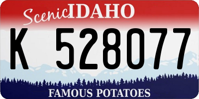 ID license plate K528077