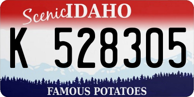 ID license plate K528305