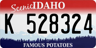 ID license plate K528324