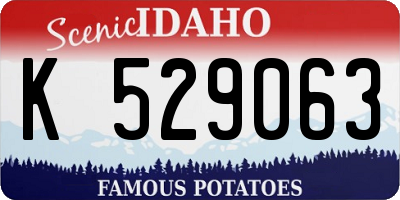 ID license plate K529063