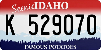 ID license plate K529070