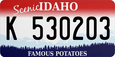 ID license plate K530203