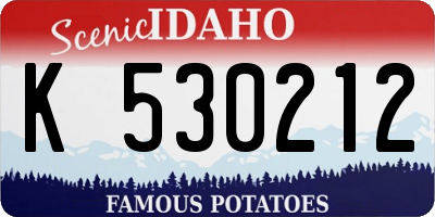 ID license plate K530212