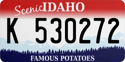 ID license plate K530272