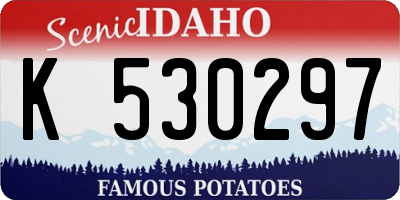 ID license plate K530297