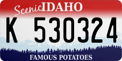 ID license plate K530324