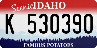 ID license plate K530390