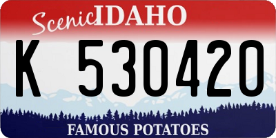 ID license plate K530420