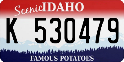 ID license plate K530479