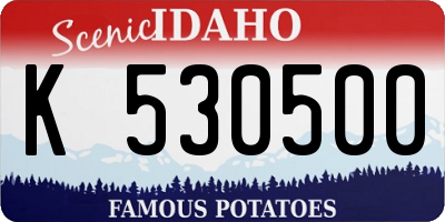 ID license plate K530500