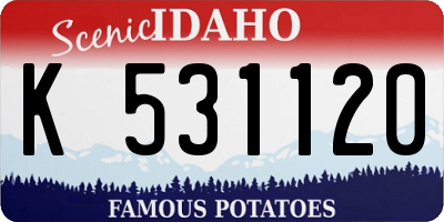 ID license plate K531120