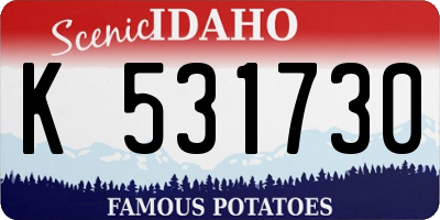 ID license plate K531730