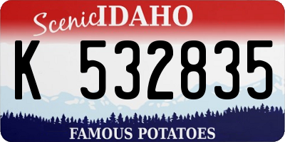 ID license plate K532835