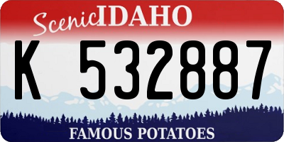 ID license plate K532887