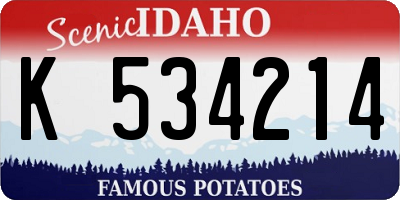 ID license plate K534214