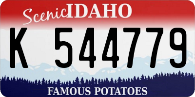 ID license plate K544779