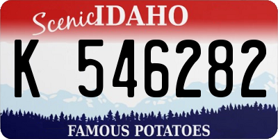 ID license plate K546282