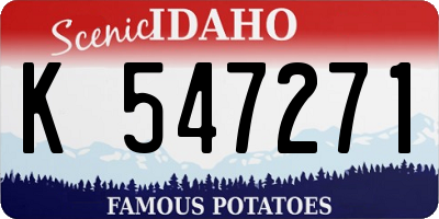 ID license plate K547271