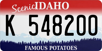 ID license plate K548200