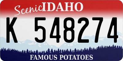 ID license plate K548274