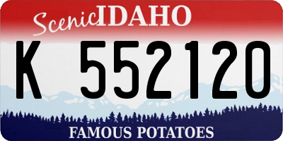 ID license plate K552120