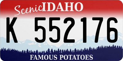 ID license plate K552176