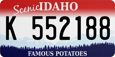 ID license plate K552188