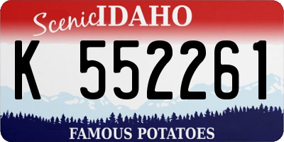 ID license plate K552261