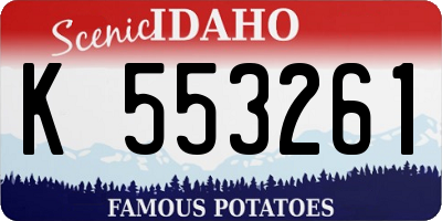 ID license plate K553261