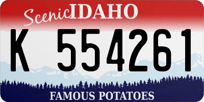 ID license plate K554261