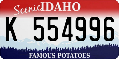 ID license plate K554996