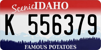 ID license plate K556379