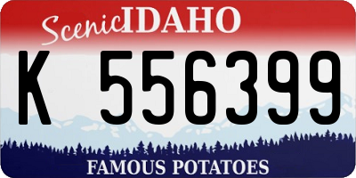 ID license plate K556399