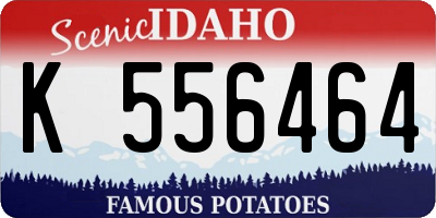 ID license plate K556464