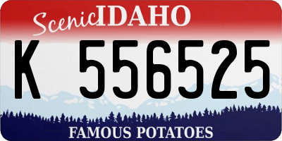 ID license plate K556525