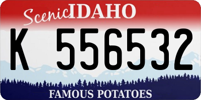 ID license plate K556532