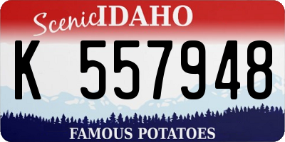 ID license plate K557948