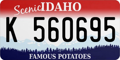 ID license plate K560695